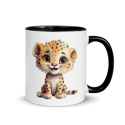 Kinder Tasse mit süssen Leopard
