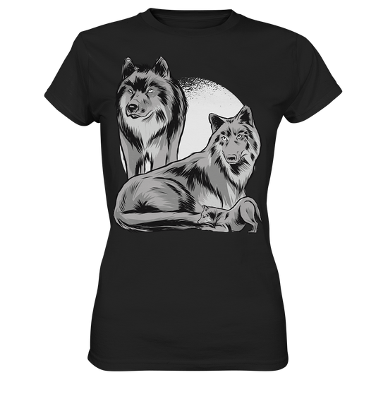 Schönes Wolf T-Shirt - Ladies Premium Shirt