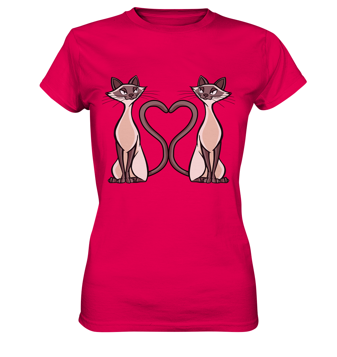 Katzen Shirt - Ladies Premium Shirt