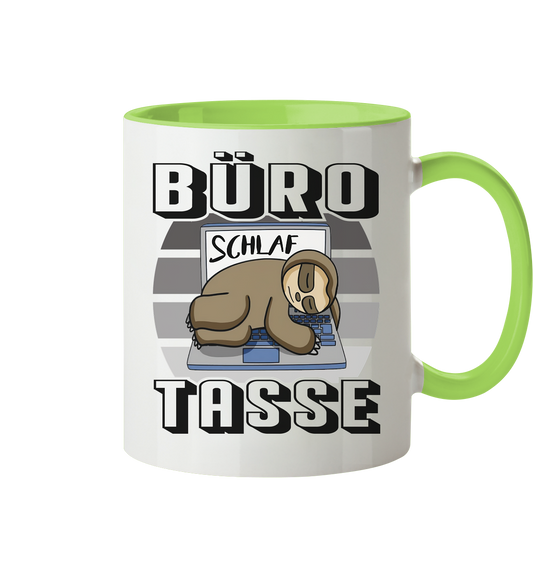 Büro Tasse - Tasse zweifarbig